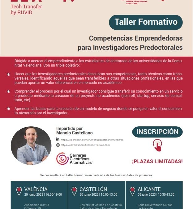 Competencias Emprendedoras para Investigadores Predoctorales